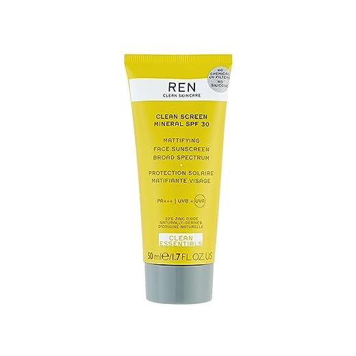 REN 44431 REN Clean Essentials Clean Screen Mineral SPF30, 50 ml