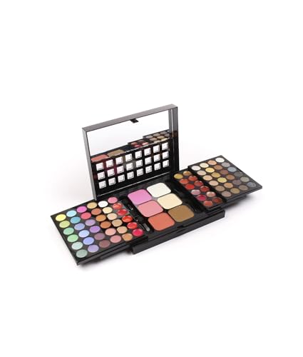 Image of Sedell Paris Deluxe 78-Color Sliding Makeup Studio - Bold to Neutral in One Case