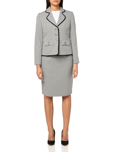 Women's Petite Framed Blazer & Slim Skirt, 2pc Set