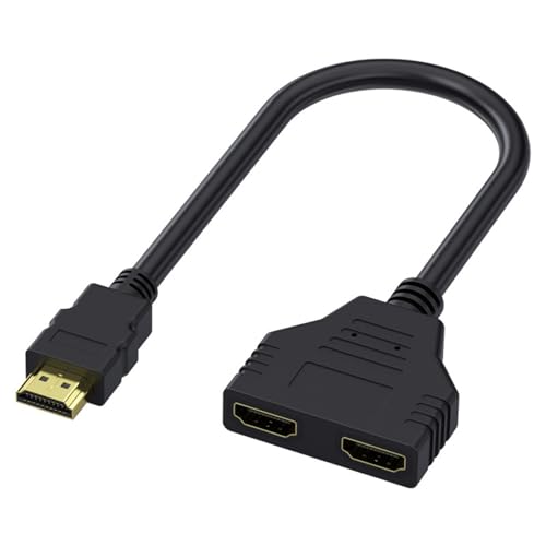[LUYING] HDMIz 1 2o D݂2̃fBXvCɓo͉\ I[fBI1080p o ~[[h ڑȒP fire tv stickAHDTVADVDAPCȂǕLΉ 30CM
