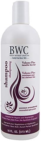 BWC Volume Plus Vegan Shampoo and Conditioner Set, Cruelty-Free Hair Care, 16 Fl Oz, 2 Pack