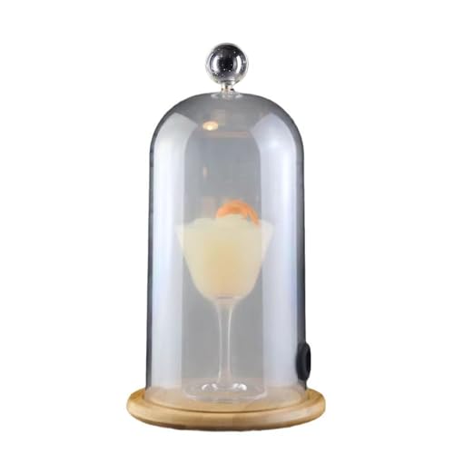Tapa de cúpula para fumar carne barbacoa campana de ahumado acrílica EMUKOEP de 33cm 5