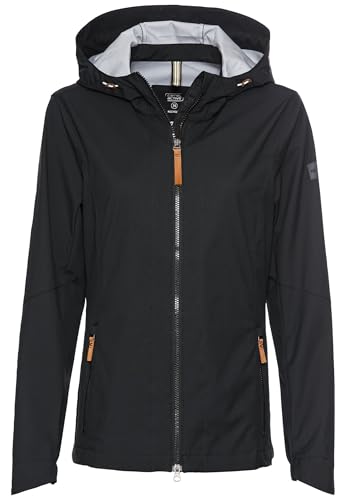 camel active Damen Softshell Jacke aus recyceltem Polyester Schwarz, womenswear-44