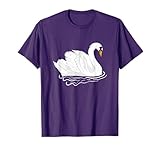 Cute Animal Lover Gift Pretty Bird Lake Beautiful Swan T-Shirt