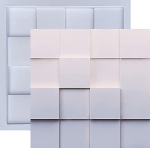 Formas de Gesso 3D e Cimento ABS Moldes de 30x30 pra Painel Revestimento de Parede FDG……