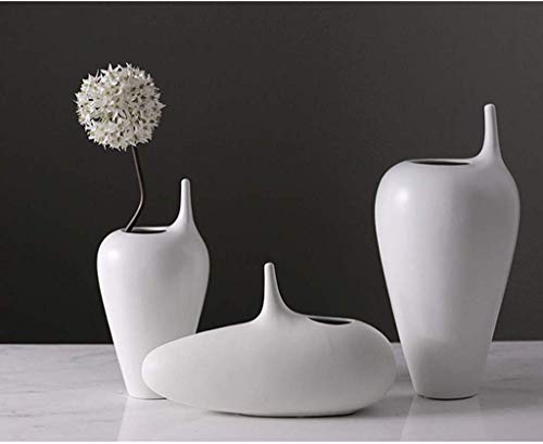 Vase en céramique de grande taille pour composition de fleurs séchées de salon - 3