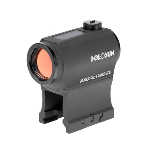 HOLOSUN HE403C-GR Green 2 MOA Dot Micro Sight for Rifles - Solar...