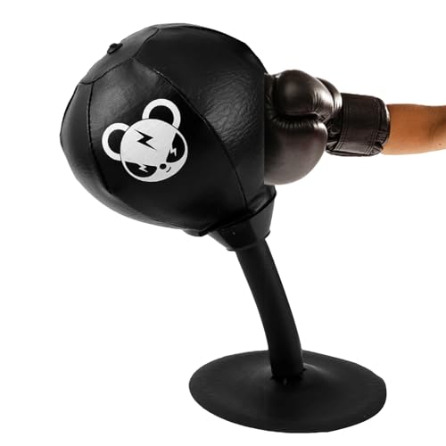 YNPQTDS - Punching Ball de Mesa de Oficina, 20 x 20 x 8 cm, Divertidos para de Boxeo de Oficina para Pared y Oficina, Hombres, Mujeres, niños, niñas, Adolescentes Adultos