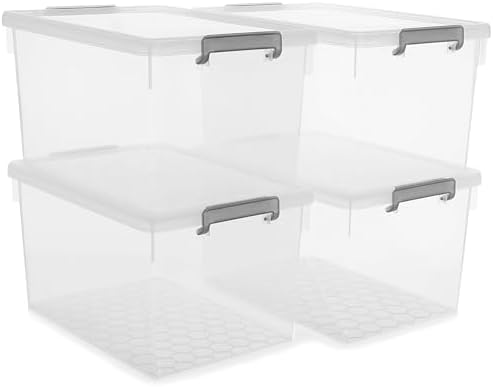 Sterilite 4-Pack Cake Carrier With Clear Lid - 13.5" Diameter, White Base