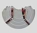 Captain Broken America Shield - Medieval Damaged Captain Shield - Metal Replica Adult America Shield for Halloween, Cosplay, Role-Play and Theater Play Captain Real Shield Cosplay Party Props, Red,