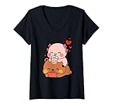 Photo Gallery donna capybara axolotl gamer boba tea bff amante animali san valentino maglietta con collo a v Photo Gallery donna capybara axolotl gamer boba tea bff amante animali san valentino maglietta con collo a v