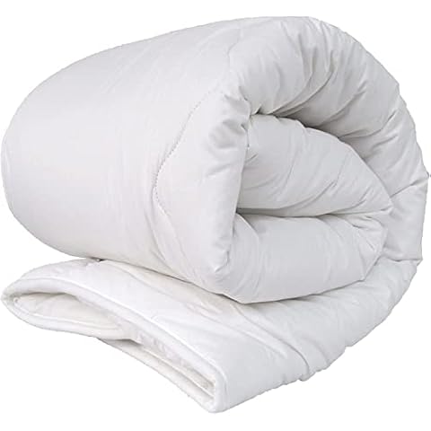 GK STYLE HOUSE 4.5 Tog Non Woven Corovin Duvets Lightweight Summer Cool Polypropylene Hypoallergenic Hollow Fibre Filled Quilt-Feel Like Down Warm Comforter Duvet Insert White (King Size(220cmx230cm)) Cover