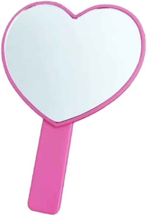 BBAUER Vanity Mirror Portable Handheld Makeup Mirror Vanity Mirror Makeup Dresser with Handle Hand Mirror Makeup Mirror Ladies Small Mirror Gift Makeup Mirror (Color : A)