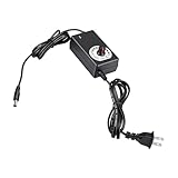 2-line Desktop AC to DC Power Adapter 3-12V 2A Motor Voltage Stepless Speed Regulator LED Dimmer Switch Controller