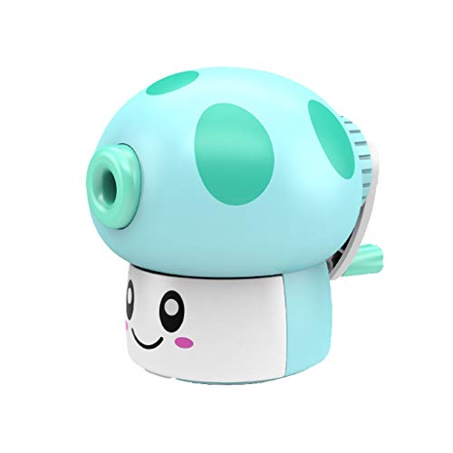 LittleBeauty Anspitzer Der automatische Anspitzer-Pilz der Grundschule-Kinder manuelles Hand-gekröpfter Anspitzer-Schulbriefpapier Elektrischer Anspitzer (Color : A) Cover