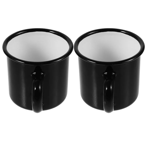 ABOOFAN 8CM����G�i�����}�O�J�b�v 2�� �n���h���t�I�[���h�X�^�C���̃R�[�q�[�J�b�v �ƒ�p���B���e�[�W�f�� �e�B�[��h�����N�p