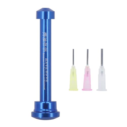 BGA Solder Flux Dispenser Booster Plunger Tool Aluminum Alloy Manual Syringe Solder Paste Propulsion Tools