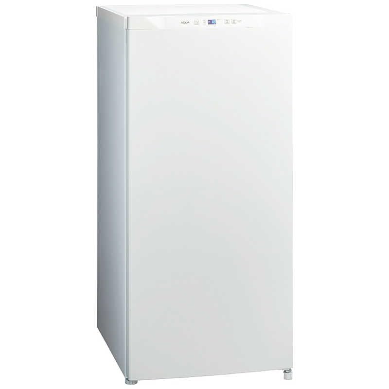 Amazon | AQF-FA9R-W サテンホワイト ファン式冷凍庫 93L 1ドア 右開き