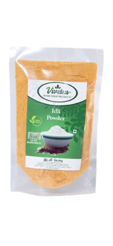Viveka Home Made Products Special Combo Dal Powder & Idly Powder | 100% Natural | Mixed Spices | South Indian Special | No Preservatives | Idly Podi & Paruppu Podi Combo (100g Each)