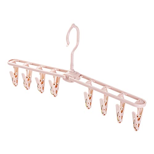 Levemolo Socks Drying Clips Towel Scarf Clip Clothes Rack Clothes Clip Underwear Drying Racks Wind- Proof Hook Windproof Clips Folding Clothes Hanger Coat Hangers Clip Hanger Pink