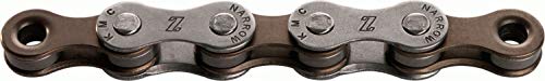 Fahrrad Kette, KMC Fahrradkette, Z7, 1/2 x 3/32, 114 Glieder, 7-fach, 18-21 Gang, grau-braun