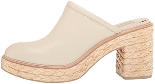 Dolce Vita Women's CAMDIN Raffia Mule, Ivory Leather, 6 | Image 7