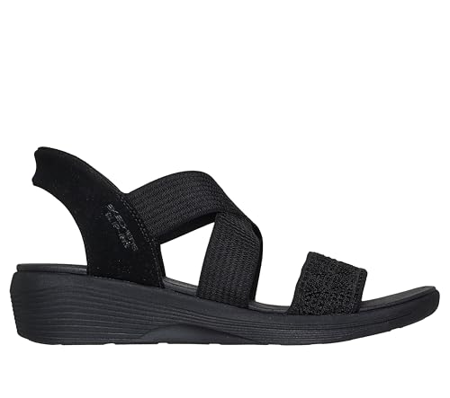 Skechers Women's Arya-Very Demure Hands Free Slip-ins Wedge Sandal4