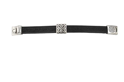 Pulsera Briomhar cuero nudo celta unisex miniatura 3