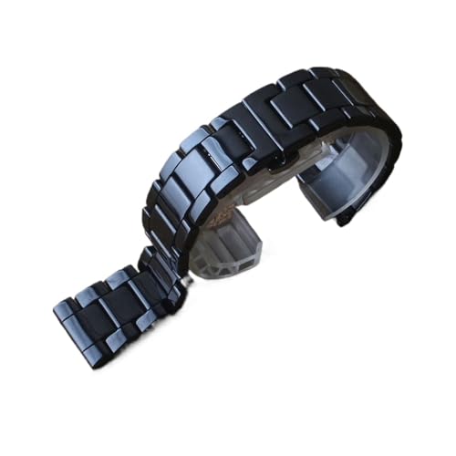 Bracelet de montre céramique noir mat 20mm 22mm pour Gear S2 S3
