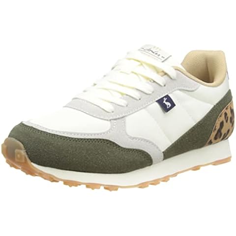 Joules Women's Shoreditch Sneaker, Multi Nude, 5 UK Cover