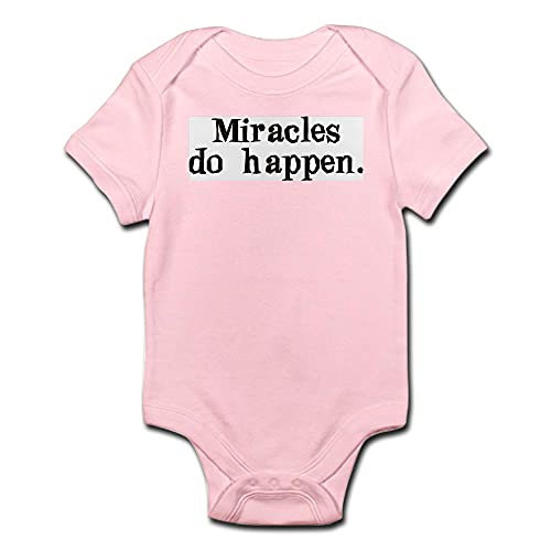 CafePress Miracles Body pour bébé Creeper - Rose - One Size Cover