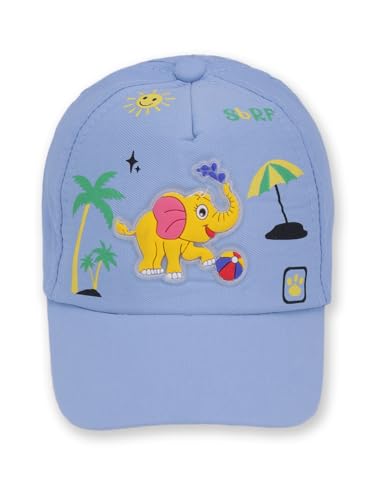 Image of PASSION PETALS Summer Dino Rockstar Baseball Cap for Kids Boys and Girls 2-4Years