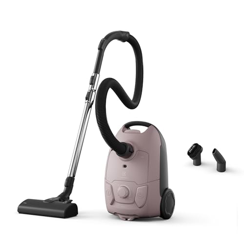 Electrolux Clean 500 Aspirateur avec Sac Puissant EB51C1WP, Compact, léger, éco Responsible, Suceur Combiné Lisse, Maniabilité Facile, Contrôle Manuel de...