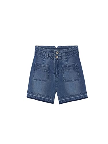 mayoral 22-06222-089 - Bermuda Jean pour Fille 16 Ans (170cm) Moyen