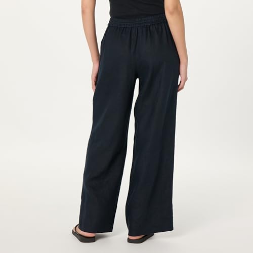 The Drop Women's Standard Bonni Pull on Linen Pant2