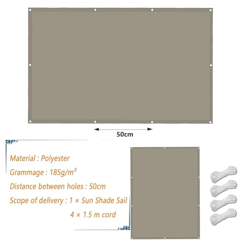 Voile d'ombrage imperméable pour aménager une terrasse ou un balcon - 8
