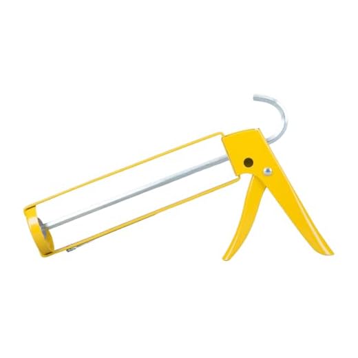 Dripless Contractor Professional Open-Frame Hex Rod Caulk Gun SH200 | No Drip Metal Caulking Gun for 10oz Sealant and Adhesive Silicone Cartridges or Tubes | 10:1 Thrust Ratio | Contractor Grade
