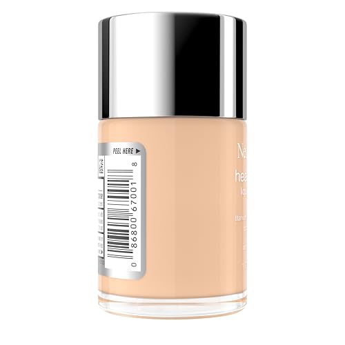 Neutrogena Healthy Skin Liquid Foundation Makeup with Broad Spectrum SPF 20 Sunscreen, Lightweight, Medium Coverage Makeup with Sunscreen and Pro-Vitamin B5, Classic Ivory 160C, 1 fl. oz - Image 5