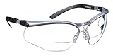 3M 11459-00000-20 Dual Reader Safety Glasses, 2.5X top and Bottom diopters