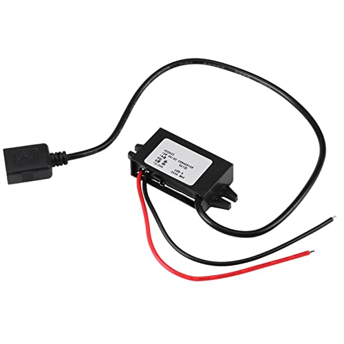 OVAQUIXI Convertidor CC CC, Tecnología de Rectificación Síncrona, Regulador de Voltaje Reductor de 12 V a 5 V, Ideal para Audio de Automóvil y Equipos Industriales