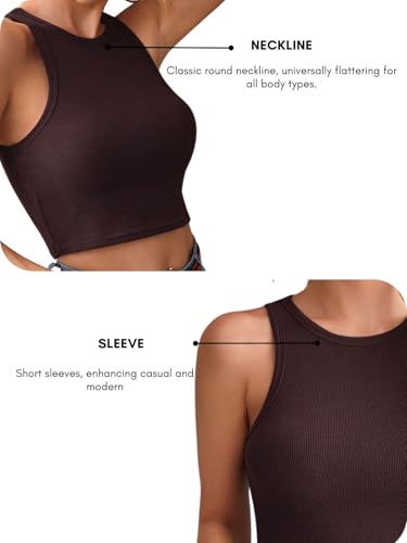 Image of Leriya Fashion Women's & Girls' Solid Asymmetrical Round Neck Cotton & Rayon Crop Top