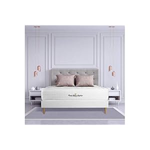 Royal Palace Bedding Ensemble Matelas a memoire de Forme Maxi epaisseur Buckingham 160×200 sommier KIT Blanc | Epaisseur : 30 cm | Confort : Equilibre
