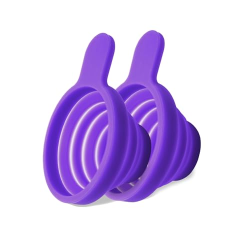 Image of Urine Cups for Ovulation & Pregnancy Tests: Reusable & Collapsible Pee Cups for Home Fertility Testing | Easy to Use & Clean (2PCS)