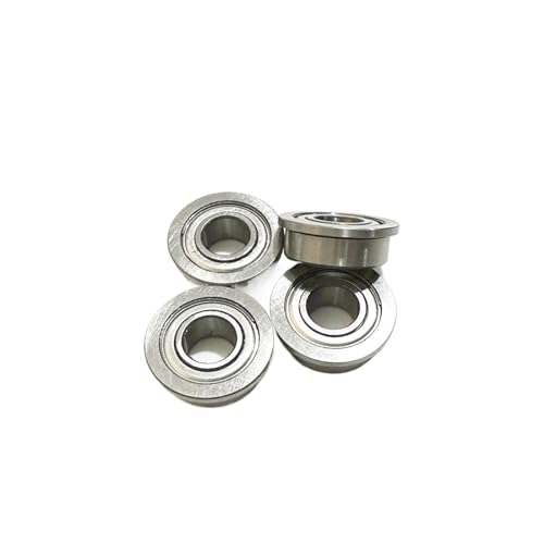 Roulement MF148ZZ 8x14x4mm à bride miniature en acier pour guidage de précision