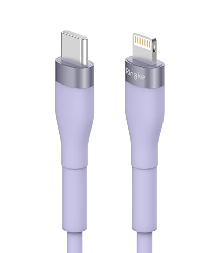 Ringke Fast Charging Pastel Cable USB Type-C to Lightning - Purpl...