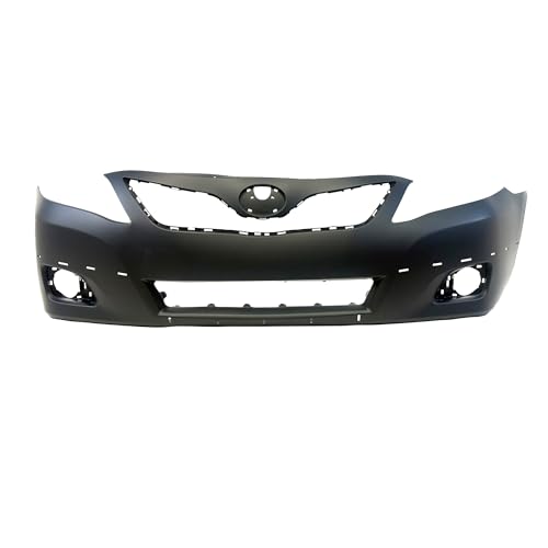 Image of Compatible with Toyota Camry 2010-2011 Front Bumper Cover | CAPA Certified, Primed, With Fog Light Holes, Sedan, Ready to Paint, OEM 5211906959, TO1000355