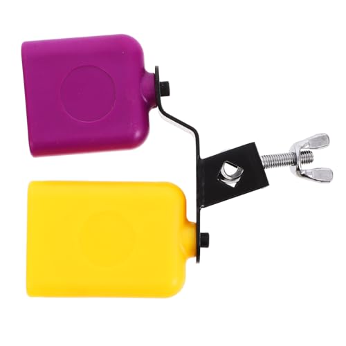 Toddmomy Percussion Drum Large Cowbell Block High Low Tone Boys and Girls Music Instrument