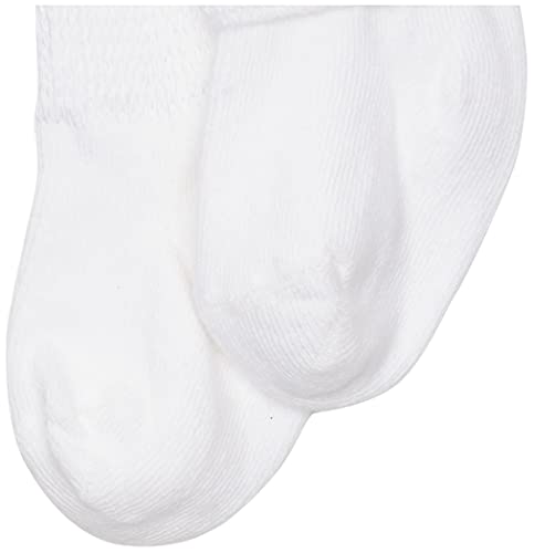 Jefferies Socks 62130-WHT-3-12M Unisex Baby Newborn Bubble Stitch Rock-A-Bye Bootie 6 Pair Pack Socks thumb #2
