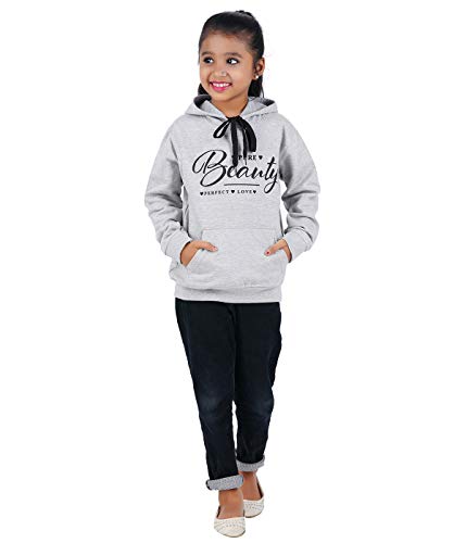 Image of FLEXIMAA Boy's & Girl's Hooded Neck Printed Full Sleeve Hoodies with Pocket