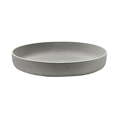 blomus -MOON- Dekoschale aus Stein, puristische Beton-Optik, hochwertige Verarbeitung, Industrial-Design, individuell nutzbar, trendiges Wohnaccessoire 50 x 50 x 8.5 cm, Grau, 65446 Cover